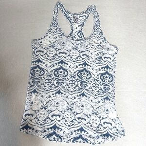 Nollie Burnout Paisley Racerback Tank Beach Boho